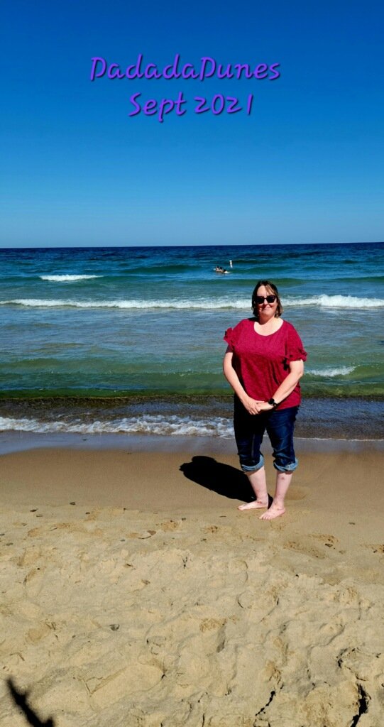 Jenn at the beach